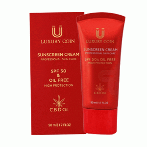 کرم ضدآفتاب SPF50 لاکچری کوین