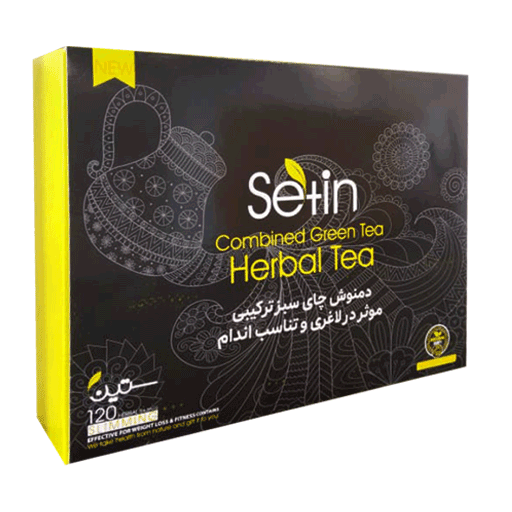 دمنوش چای سبز ترکیبی موثر در کاهش وزن 120 عددی