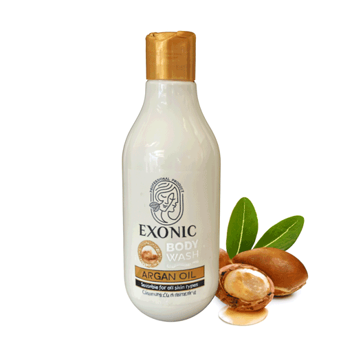 شامپو بدن کرمی روغن آرگان ۳۰۰ میل EXONIC