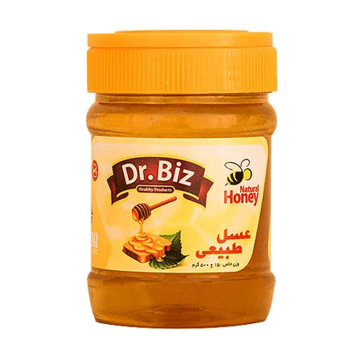 عسل طبیعی دکتر بیز ساکاروز زیر5درصد 500 گرم