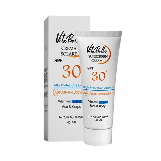 کرم ضد آفتاب spf۳۰ بی رنگ ویتابلا