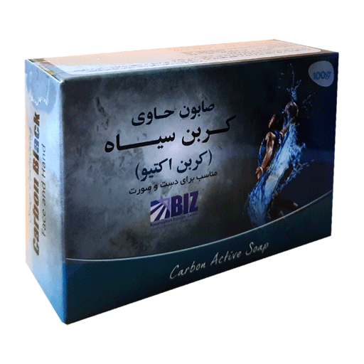 صابون دست و صورت کربن سیاه (زغال) پک 3 عددی